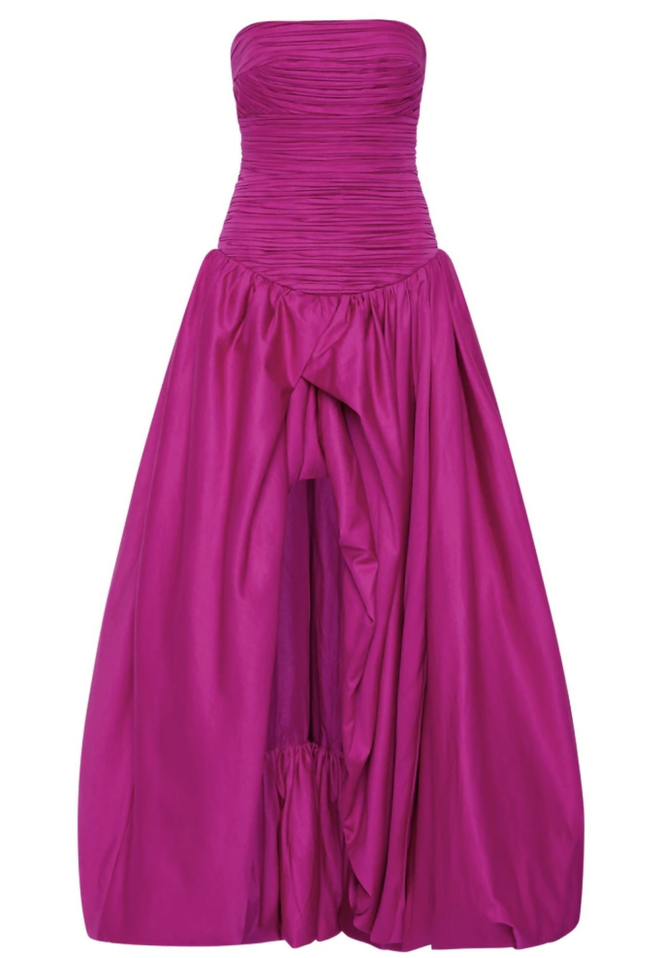 Aje Violette Bubble Hem Maxi Dress - Pink