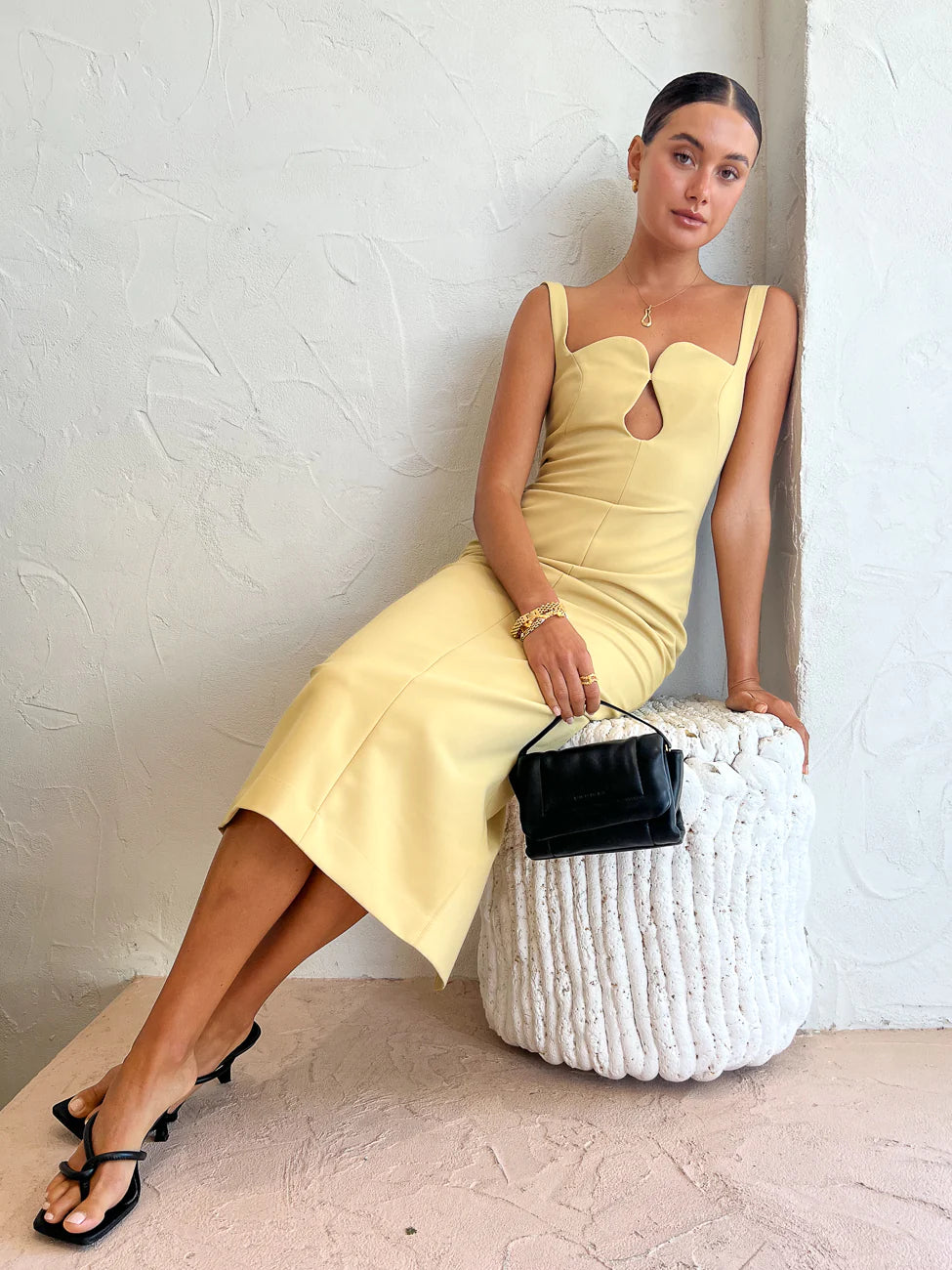 Camilla And Marc Brixton Dress in Mustard Yellow