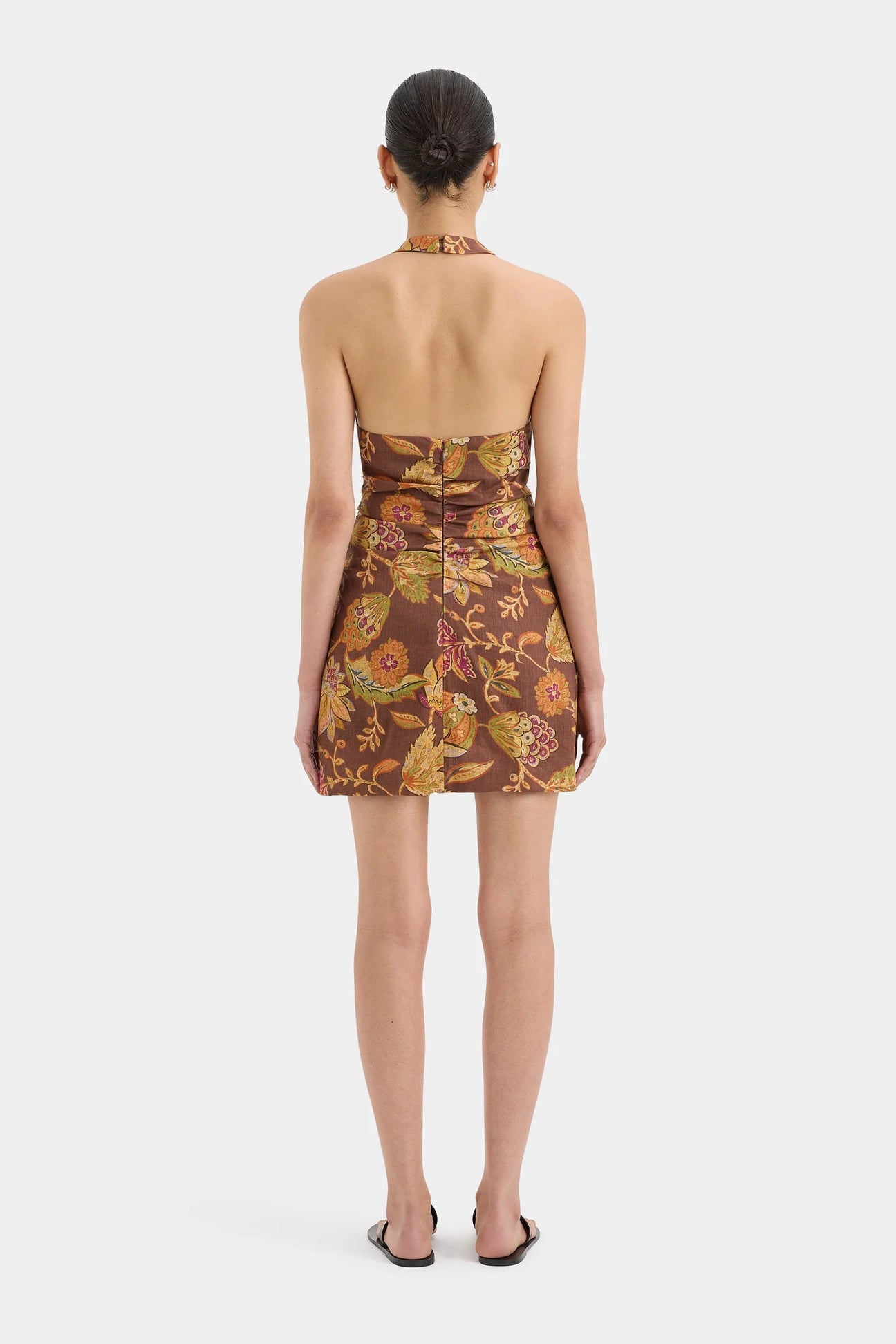 SIR the Label Josefina Corded Halter Mini - Mojave Floral