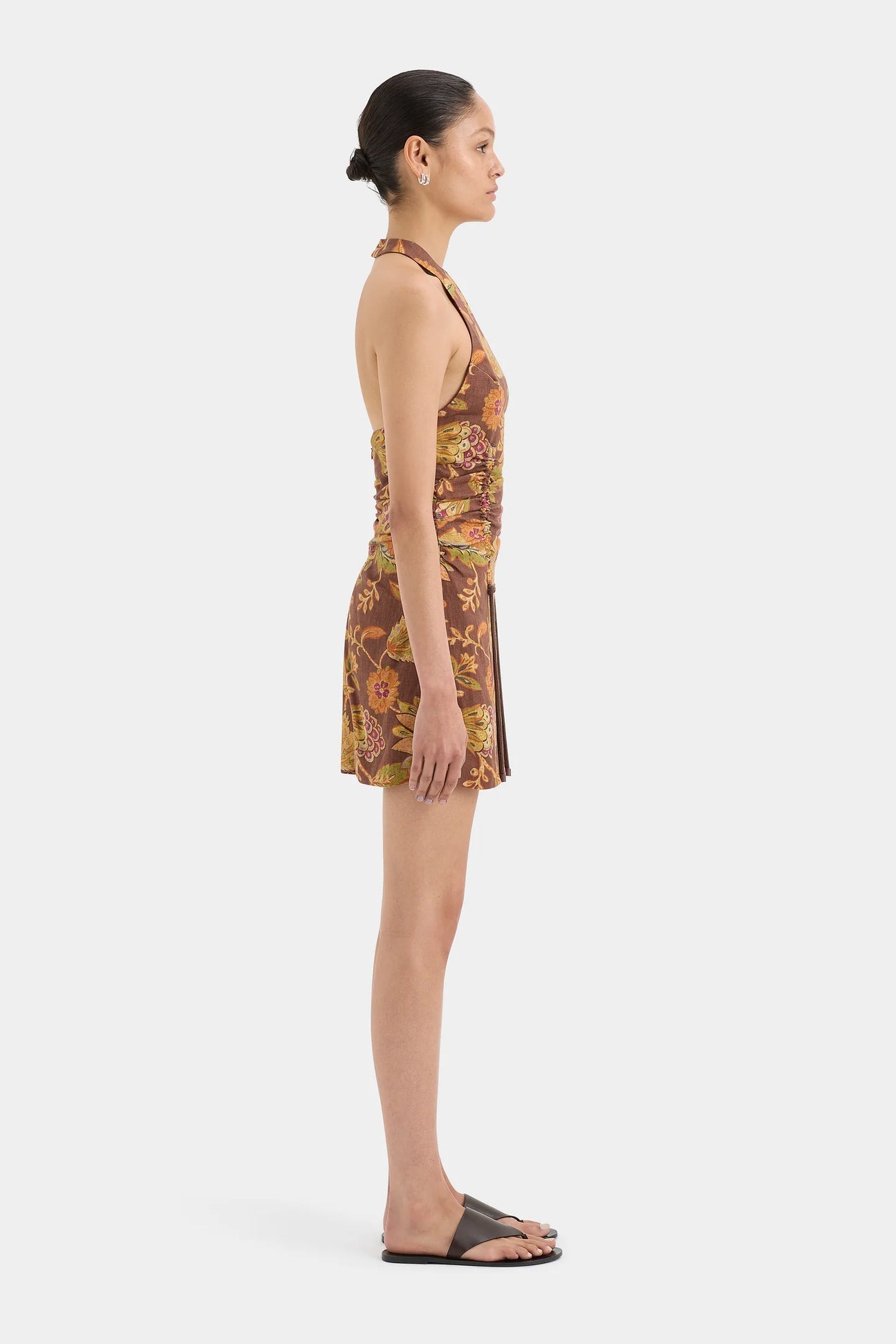 SIR the Label Josefina Corded Halter Mini - Mojave Floral