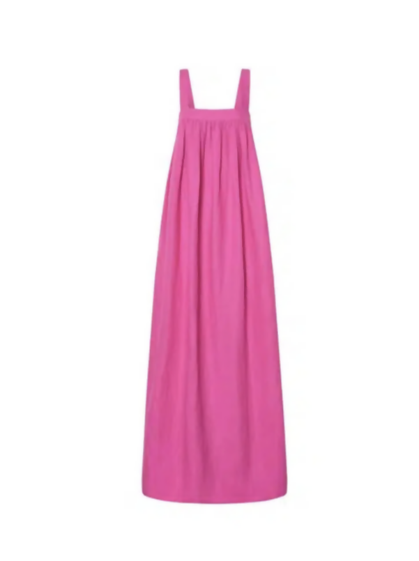 Oroton Bow Detail Sundress Fuschia size 8